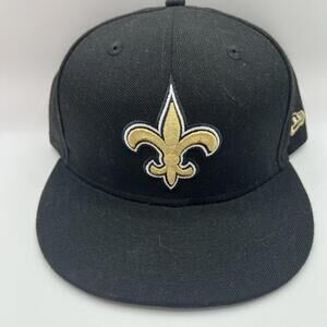 New Orleans Saints Hat EST 1967 Men’s New Era 59Fifty Baseball Cap Size 7 1/2
